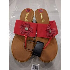 Toscanella Womens Sandals Brown 10